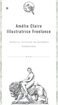 Mobile Screenshot of amelie-claire-illustration.com